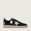 Ball Star en ante negro con estrella blanca y cristales Swarovski