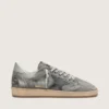Ball Star LTD para hombre en denim gris con estrella de cuero negro