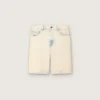Bermudas de hombre en denim color arena claro
