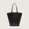 Bolso 24/7 North South en piel negra con asas ajustables