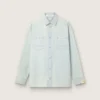 Camisa oversize de hombre en denim azul claro