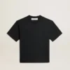 Camiseta en negro lavado con logotipo invertido en la espalda - Jersey Capsule