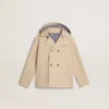 Chaqueta tipo trench para niños con chaleco interior extraíble