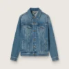 Chaqueta vaquera para hombre con lavado medio