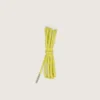 Cordones de senderismo amarillos con detalles grises