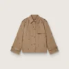 Gabardina oversize para mujer con cristales