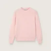 Jersey unisex rosa acanalado de Golden para niños con el logotipo de Golden en la espalda