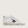 Mid Star para mujer con lengüeta laminada en el talón y cordones con purpurina