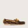 Mocasines Cruise para hombre en piel de potro con estampado de leopardo