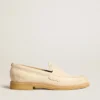 Mocasines Jerry en piel blanco mantequilla