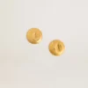 Pendientes circulares dorados