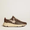 Running Sole de nailon y piel con estrella de TPU y lengüeta del talón de nubuck