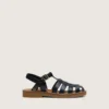 Sandalias Maxime para niños en piel azul marino