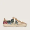 Soul Star para mujer en lona y ante con estampado colorido