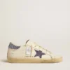 Super-Star LTD para mujer con estrella de ante y lengüeta en el talón con cristales Swarovski