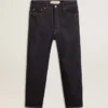 Vaqueros de hombre azul oscuro en denim de un solo lavado
