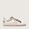 Zapatillas Ball Star LTD para hombre en piel napa con estrella metálica de origen biológico e inserciones