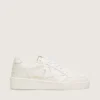 Zapatillas Ball Star para hombre con estrella y lengüeta del talón de piel blanca