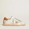Zapatillas Super-Star para mujer con estrella de ante y lengüeta marrón en el talón