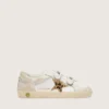 Zapatillas «Young Old School» de napa con estrella de piel de potro con estampado de leopardo e inserciones de piel