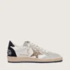 Zapatos de salón «Ball Star» para mujer en napa y ante con estrella de purpurina y lengüeta del tacón negra