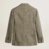 Americana de doble botonadura para mujer en lana de Shetland