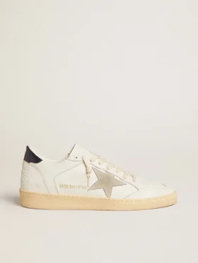 Ball Star con estrella de ante gris hielo y lengüeta trasera de piel azul