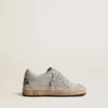 Ball Star Junior con purpurina y inserciones de ante gris hielo