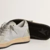 Ball Star Junior con purpurina y inserciones de ante gris hielo