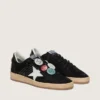 Ball Star LTD para hombre en ante negro con Pieles