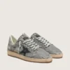 Ball Star LTD para hombre en denim gris con estrella de cuero negro