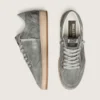 Ball Star LTD para hombre en denim gris con estrella de cuero negro