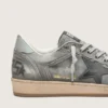 Ball Star LTD para hombre en denim gris con estrella de cuero negro
