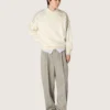 Ball Star LTD para hombre en denim gris con estrella de cuero negro