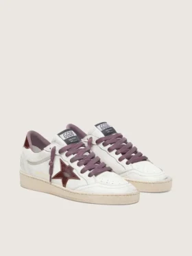 Ball Star LTD para mujer en piel blanca con estrella de piel burdeos