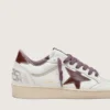 Ball Star LTD para mujer en piel blanca con estrella de piel burdeos
