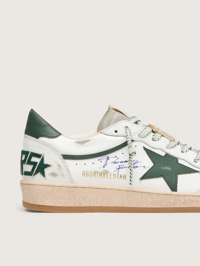 Ball Star LTD para hombre en piel blanca con estrella verde y Pieles