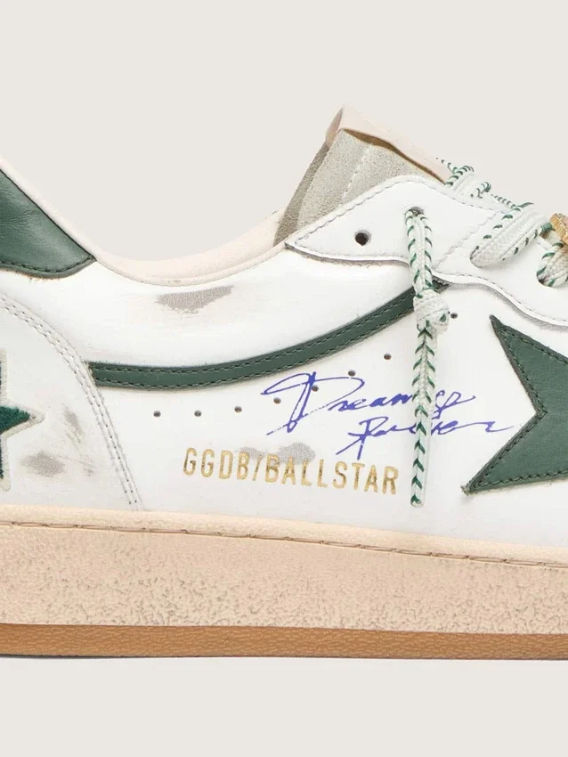 Ball Star LTD para hombre en piel blanca con estrella verde y Pieles