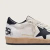 Ball Star para hombre en napa blanca con estrella negra