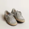 Ball Star Young con purpurina y inserciones de ante gris hielo