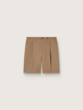 Bermudas de hombre de algodón beige