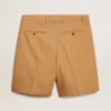 Bermudas de hombre de algodón beige