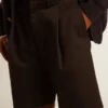 Bermudas de hombre de algodón negro