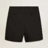 Bermudas de hombre de algodón negro