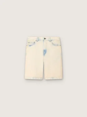 Bermudas de hombre en denim color arena claro
