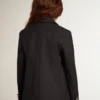 Blazer azul oscuro de doble botonadura para niños