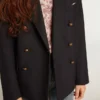 Blazer azul oscuro de doble botonadura para niños