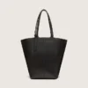 Bolso 24/7 North South en piel negra con asas ajustables