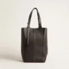 Bolso 24/7 North South en piel negra con asas ajustables