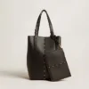 Bolso 24/7 North South en piel negra con asas ajustables